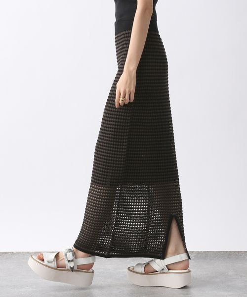 JEANASIS（ジーナシス）の「ハイショクアミニットナロースカート（スカート・レディース・ブラック系その他(09)/オレンジ系その他(42)/ブルー系その他(82)・FREE）」の15枚目の写真