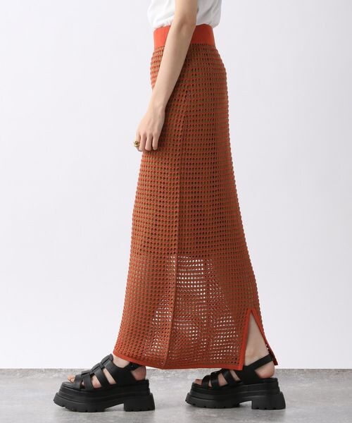 JEANASIS（ジーナシス）の「ハイショクアミニットナロースカート（スカート・レディース・ブラック系その他(09)/オレンジ系その他(42)/ブルー系その他(82)・FREE）」の18枚目の写真