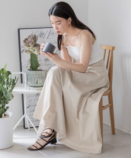 LOWRYS FARM（ローリーズファーム）の「スタイルUPカップアシメＳＴ（トップス・レディース・アイボリー08/ブラック09/ボーダー10・FREE）」の7枚目の写真