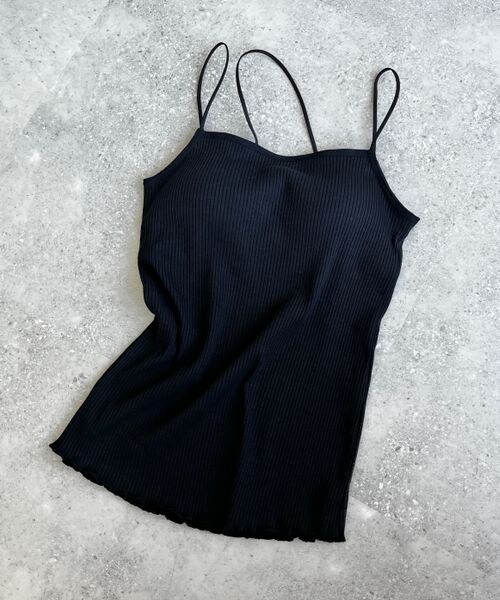 LOWRYS FARM（ローリーズファーム）の「スタイルUPカップアシメＳＴ（トップス・レディース・アイボリー08/ブラック09/ボーダー10・FREE）」の2枚目の写真