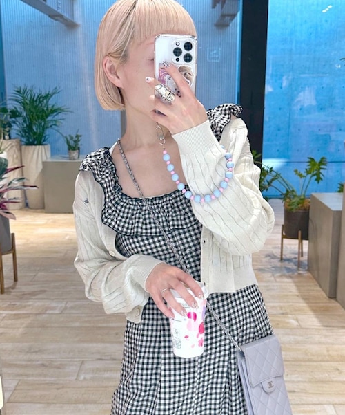 ダブルクローゼット　あみこ企画　ふりふりギンガムチェックパンツ w closet（ダブルクローゼット）の「【あみこ企画】ふりふり