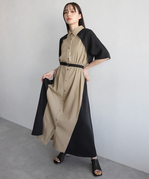 HARE（ハレ）の「サイドバイカラーワンピース（）」 - WEAR