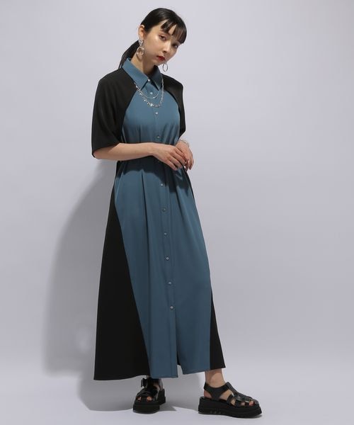 HARE（ハレ）の「サイドバイカラーワンピース（）」 - WEAR