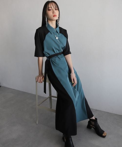 HARE（ハレ）の「サイドバイカラーワンピース（）」 - WEAR