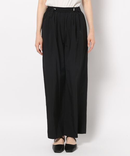 LOWRYS FARM（ローリーズファーム）の「ドロストナイロンワイドパンツ（パンツ・レディース・アイボリー08/ブラック09/パープル95・FREE）」の17枚目の写真