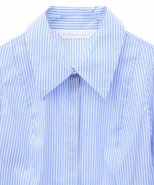 31 Sons de mode（トランテアン　ソン　ドゥ　モード）の「【予約】オープンスリーブブラウス（トップス・レディース・01オフホワイト/72サックス・36）」の20枚目の写真