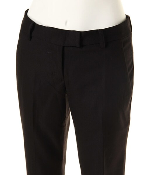 MERCURYDUO（マーキュリーデュオ）の「【LUX】 スタンダードクロップドパンツ（パンツ・レディース・グレー/ブラック・S/M）」の6枚目の写真