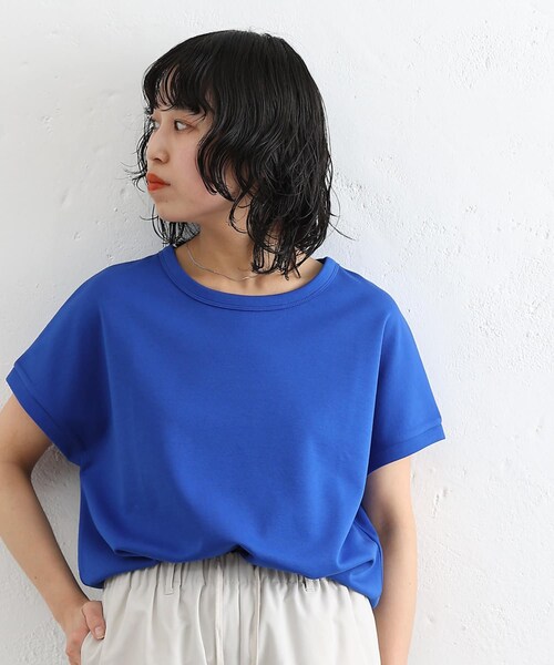 COLONY 2139（コロニートゥーワンスリーナイン）の「エンザイムダンボールドロップショルダープルオーバー（Tシャツ/カットソー・レディース・オフホワイト/ブルー/ブラック・S/M）」の3枚目の写真