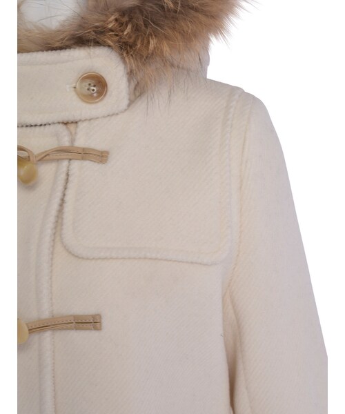 MERCURYDUO（マーキュリーデュオ）の「【DUO】 ダッフルロングファー付きコート（ジャケット/アウター・レディース・オフホワイト/グレー/ネイビー/ベージュ・S/M）」の17枚目の写真