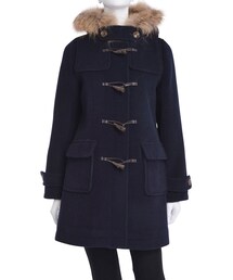 MERCURYDUO | 【DUO】 ダッフルロングファー付きコート(ジャケット/アウター)