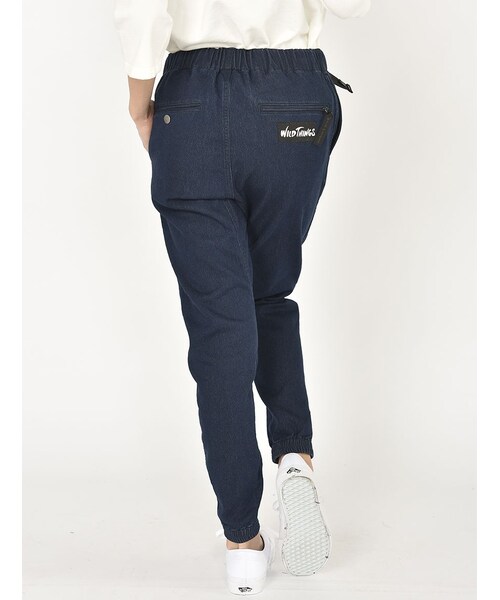 BEAVER(ビーバー)の「別注Knit Denim Jog Pants Women's(パンツ・レディース・USED/W/USED・XS)」の10枚目の写真