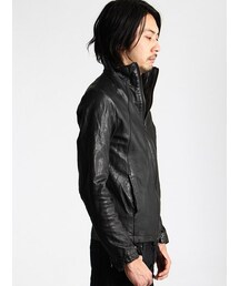 SHELLAC（シェラック）の「High Neck Leather Jacket（）」 - WEAR