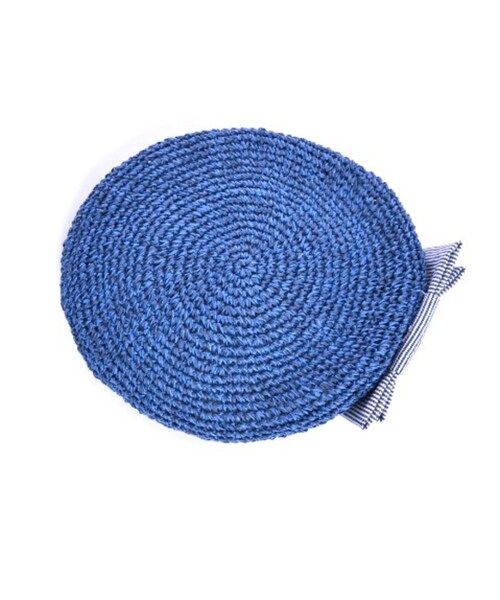 merry jenny（メリージェニー）の「【goods】ヘンプリボンベレー帽（帽子・レディース・ネイビー/ベージュ・F）」の5枚目の写真