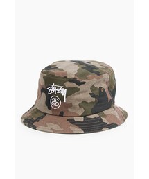 STUSSY | Stock Lock Bucket Olive Camo(帽子)