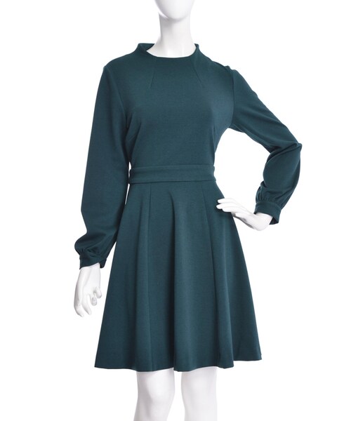 merry jenny（メリージェニー）の「【girly】Backリボンワンピース（ワンピース/ドレス・レディース・グレー/グリーン/ネイビー・S/M）」の2枚目の写真