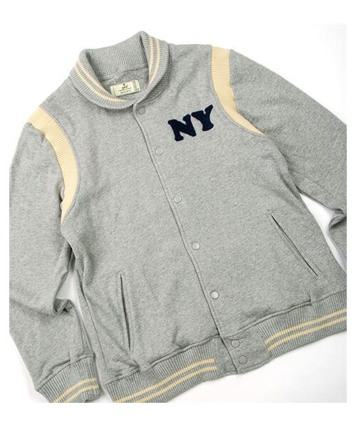 grn（ジーアールエヌ）の「經典棒球外套（その他・メンズ・深灰/黑・M/L）」の4枚目の写真