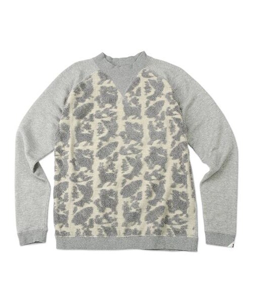 KICS DOCUMENT.(キクス ドキュメント)の「Pile JQ RAGLAN SWEAT(その他・メンズ・灰・M)」の1枚目の写真