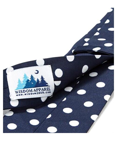 wisdom（ウィズダム）の「圓點圖紋領帶（その他・メンズ・藍・UN）」の3枚目の写真