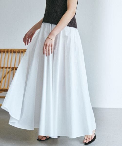BABYLONE（バビロン）の「コットンナイロンボリュームフレアスカート