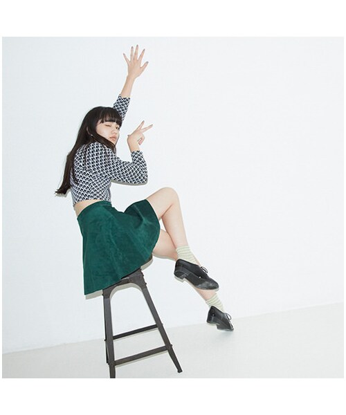 靴下屋（クツシタヤ）の「◆カタログ掲載◆テンセンボーダーショートソックス（レッグウェア・レディース・オフホワイト/ダルベージュ/ダルシャーベット/カナリヤ/エメラルドグリーン/ブルー・22.0～24.0cm）」の7枚目の写真