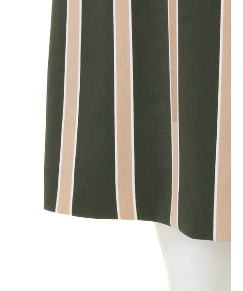 MURUA（ムルーア）の「【MODE】ストライプラップキュロットPT（パンツ・レディース・ホワイト/カーキ・1/2）」の11枚目の写真