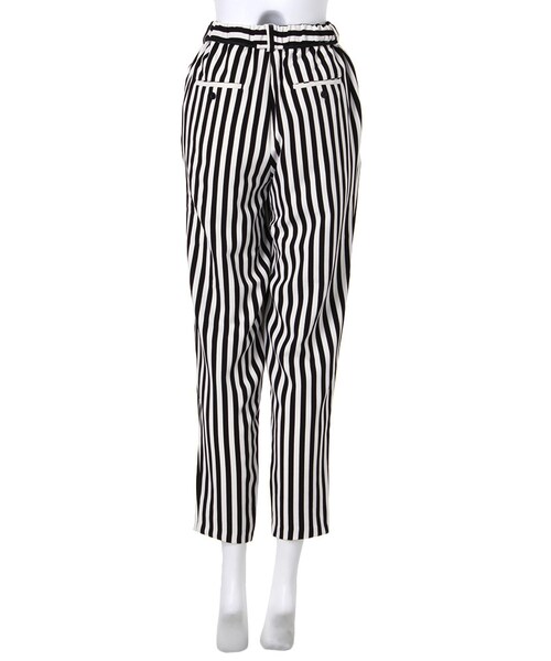 MURUA（ムルーア）の「【CASUAL】ウエストリボンRelax PT（パンツ・レディース・ブラック/ミックス・F）」の5枚目の写真