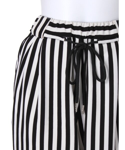 MURUA（ムルーア）の「【CASUAL】ウエストリボンRelax PT（パンツ・レディース・ブラック/ミックス・F）」の6枚目の写真