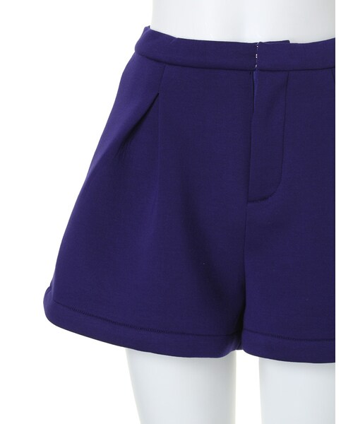 MURUA（ムルーア）の「【BASIC】ワイドフレアショートPT（パンツ・レディース・グレー/ブラック/グリーン/ネイビー・1/2）」の8枚目の写真