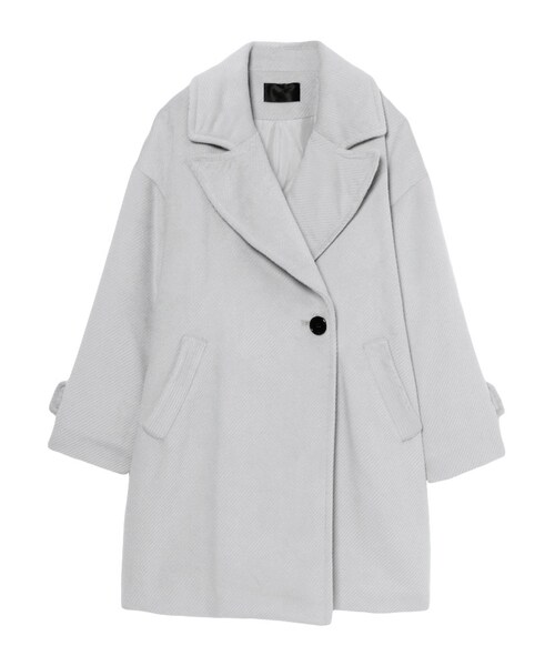 MURUA（ムルーア）の「【CASUAL】ルーズカルゼミドルCT（ジャケット/アウター・レディース・グレー/ブラック/レッド/グリーン・1/2）」の14枚目の写真