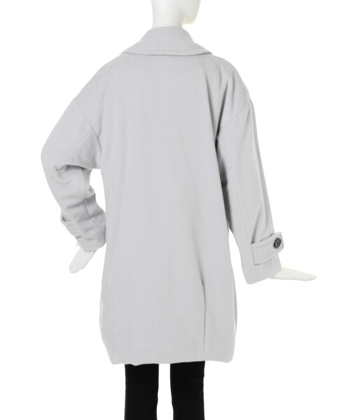 MURUA（ムルーア）の「【CASUAL】ルーズカルゼミドルCT（ジャケット/アウター・レディース・グレー/ブラック/レッド/グリーン・1/2）」の7枚目の写真