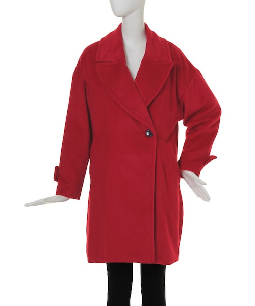 MURUA（ムルーア）の「【CASUAL】ルーズカルゼミドルCT（ジャケット/アウター・レディース・グレー/ブラック/レッド/グリーン・1/2）」の4枚目の写真