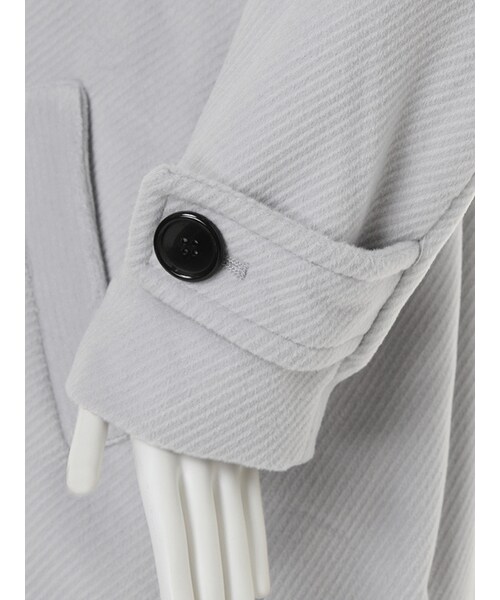 MURUA（ムルーア）の「【CASUAL】ルーズカルゼミドルCT（ジャケット/アウター・レディース・グレー/ブラック/レッド/グリーン・1/2）」の12枚目の写真