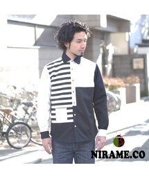 NIRAME.CO | 階段しゃつ モノトーン(シャツ/ブラウス)