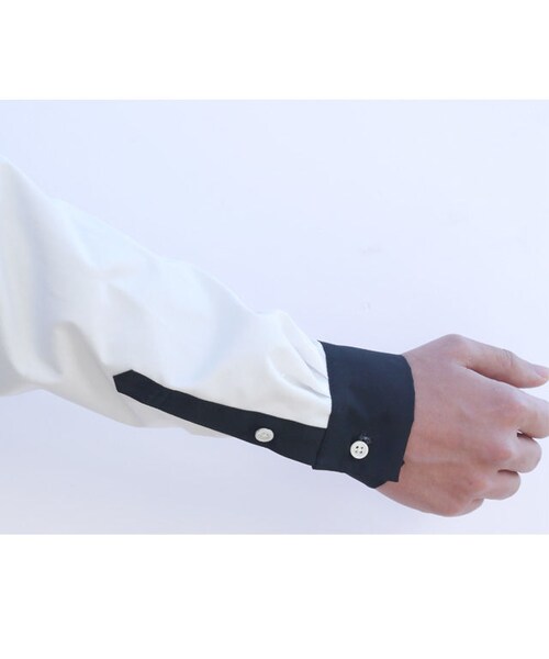 NIRAME.CO（ニラメッコ）の「階段しゃつ モノトーン（シャツ/ブラウス・メンズ・その他）」の9枚目の写真