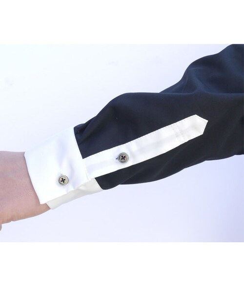 NIRAME.CO（ニラメッコ）の「階段しゃつ モノトーン（シャツ/ブラウス・メンズ・その他）」の8枚目の写真