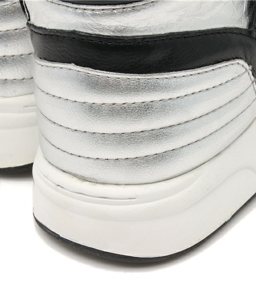 DIET BUTCHER（ダイエットブッチャー）の「DIET  BUTCHER  SLIM  SKIN　combi leather sneaker（スニーカー・メンズ・ブラック/シルバー・41/42/43）」の11枚目の写真
