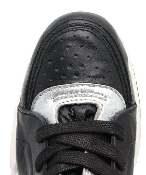 DIET BUTCHER（ダイエットブッチャー）の「DIET  BUTCHER  SLIM  SKIN　combi leather sneaker（スニーカー・メンズ・ブラック/シルバー・41/42/43）」の6枚目の写真