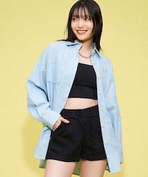 FOREVER 21 | デニムシャツワンピース(トップス)