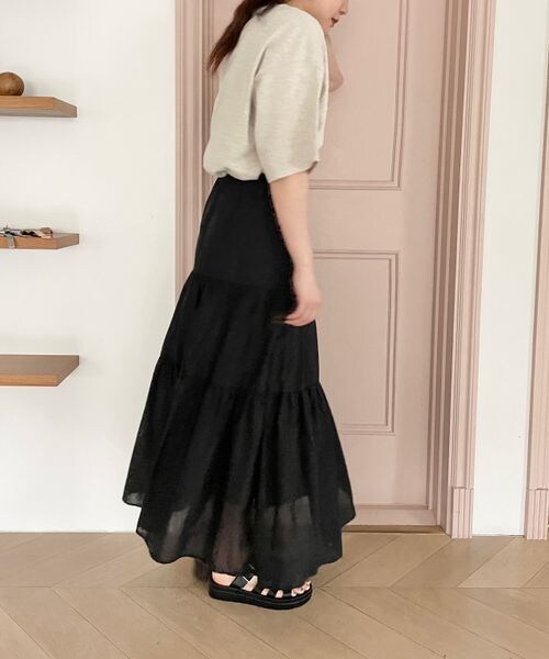 LOWRYS FARM(ローリーズファーム)の「ティアードボイルスカート(スカート・レディース・ホワイト05/ブラック09/グリーン75・FREE)」の16枚目の写真