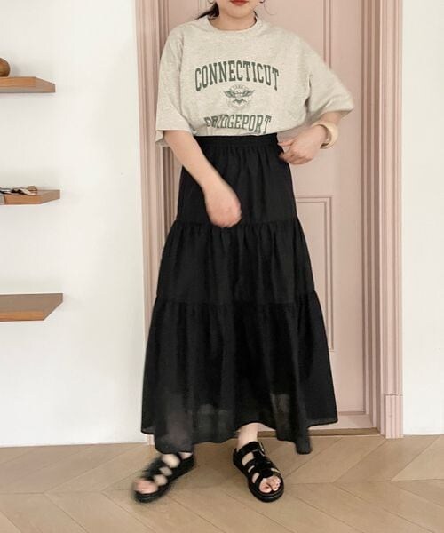 LOWRYS FARM(ローリーズファーム)の「ティアードボイルスカート(スカート・レディース・ホワイト05/ブラック09/グリーン75・FREE)」の14枚目の写真