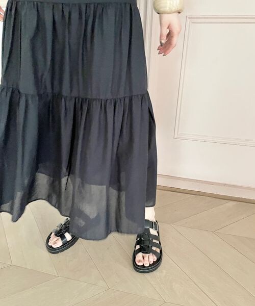 LOWRYS FARM(ローリーズファーム)の「ティアードボイルスカート(スカート・レディース・ホワイト05/ブラック09/グリーン75・FREE)」の18枚目の写真