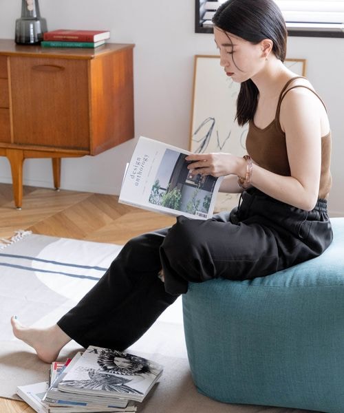 LOWRYS FARM（ローリーズファーム）の「スタイルUPカップキャミ（トップス・アイボリー08/ブラック09/ブラウン55/グリーン75・FREE）」の13枚目の写真