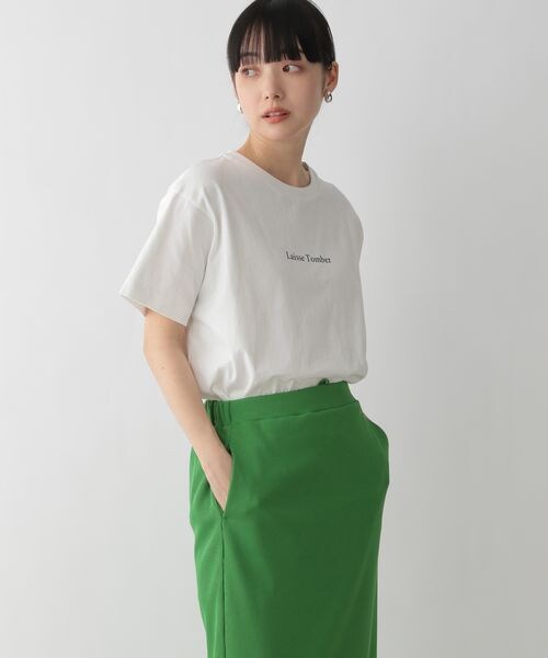 LOWRYS FARM(ローリーズファーム)の「プリントロゴTシャツ(トップス・ホワイト05/グレー12/チャコールグレー18/ピンク22・F)」の15枚目の写真