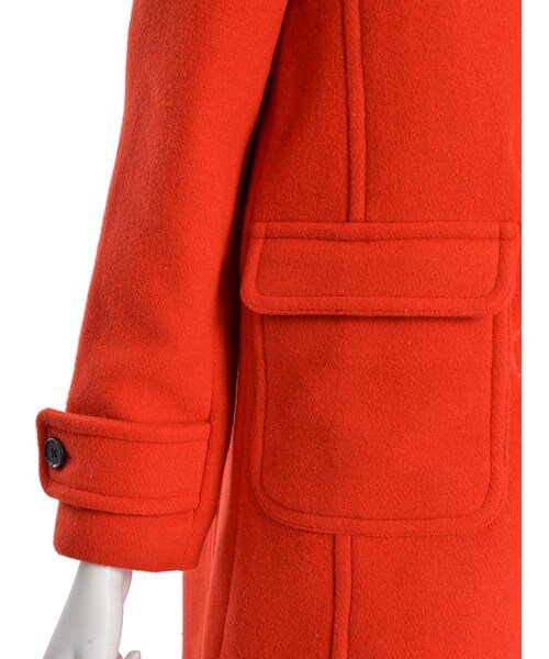 thpry+color(スプリーカラー)の「【TC】ダッフルコート(ジャケット/アウター・レディース・オレンジ/グリーン/ブルー/ネイビー)」の10枚目の写真