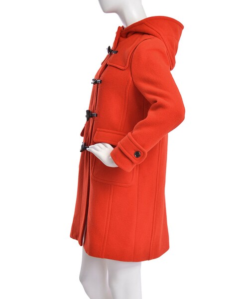 thpry+color(スプリーカラー)の「【TC】ダッフルコート(ジャケット/アウター・レディース・オレンジ/グリーン/ブルー/ネイビー)」の7枚目の写真