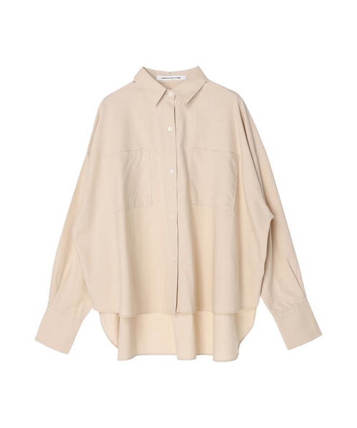 GARAGE OF GOOD CLOTHING（ガレージオブグッドクロージング）の「ビックシルエットシャツ（トップス・ホワイト/ピンク/ベージュ/イエロー/パープル・F）」の18枚目の写真