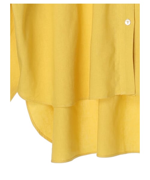 GARAGE OF GOOD CLOTHING（ガレージオブグッドクロージング）の「ビックシルエットシャツ（トップス・ホワイト/ピンク/ベージュ/イエロー/パープル・F）」の9枚目の写真