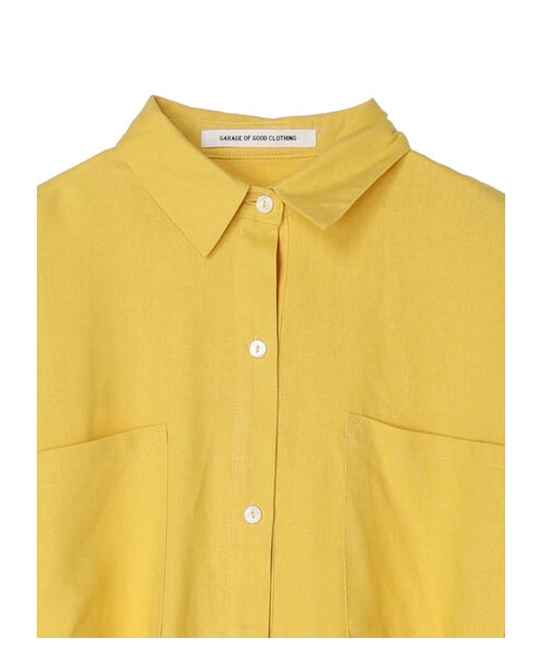 GARAGE OF GOOD CLOTHING（ガレージオブグッドクロージング）の「ビックシルエットシャツ（トップス・ホワイト/ピンク/ベージュ/イエロー/パープル・F）」の7枚目の写真