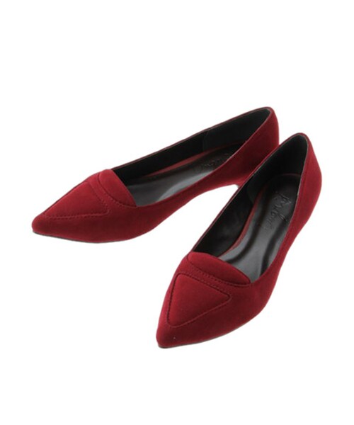 Ungrid（アングリッド）の「ポインテッドフラットシューズ（シューズ・レディース・レッド/グリーン/キャメル・L/M/S）」の3枚目の写真