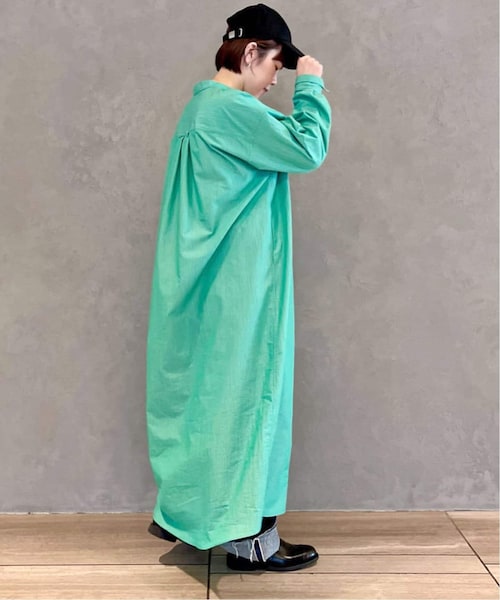 ジャーナルスタンダードラックスゆったりヴィンテージツイルスタンドワンピース♪ ジャーナルスタンダードラックスゆったりヴィンテージツイル